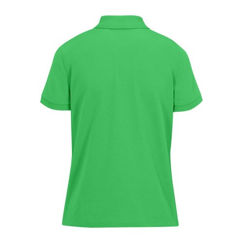 B&C modern, klasszikus stílusú, előzsugorított galléros Női pamut póló O02, Apple Green-XS