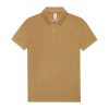 B&C modern, klasszikus stílusú, előzsugorított galléros Női pamut póló O02, Gold-XS