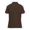 B&C modern, klasszikus stílusú, előzsugorított galléros Női pamut póló O02, Roasted Coffe-XS