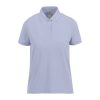B&C modern, klasszikus stílusú, előzsugorított galléros Női pamut póló O02, Lavender-XS