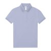 B&C modern, klasszikus stílusú, előzsugorított galléros Női pamut póló O02, Lavender-XS
