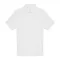 B&C rövid ujjú kétgombos unisex pamut galléros póló O06, White-2XL