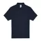 B&C rövid ujjú kétgombos unisex pamut galléros póló O06, Navy-4XL