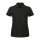 B&C klasszikus fazonú, rövid ujjú Női galléros póló, O07, Black-XS