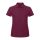 B&C klasszikus fazonú, rövid ujjú Női galléros póló, O07, Wine-2XL
