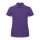 B&C klasszikus fazonú, rövid ujjú Női galléros póló, O07, Purple-XS