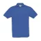 B&C O23 Safran piké pamut póló, royal blue