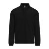 B&C hosszú ujjú előzsugorodott férfi galléros pamut póló O30, Black-2XL