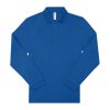 B&C hosszú ujjú előzsugorodott férfi galléros pamut póló O30, Royal Blue-S