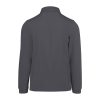 B&C hosszú ujjú előzsugorodott férfi galléros pamut póló O30, Dark Grey-S