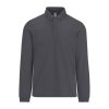 B&C hosszú ujjú előzsugorodott férfi galléros pamut póló O30, Dark Grey-S