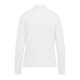 B&C hosszú ujjú előzsugorodott galléros Női pamut póló O31, White-XL