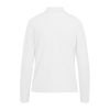 B&C hosszú ujjú előzsugorodott galléros Női pamut póló O31, White-XS
