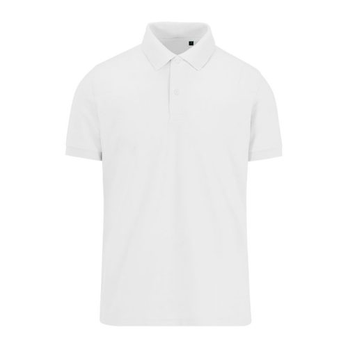 B&C 60 fokon mosható férfi galléros rövid ujjú póló O38, White-S