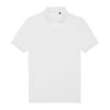 B&C 60 fokon mosható férfi galléros rövid ujjú póló O38, White-2XL