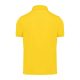 B&C 60 fokon mosható férfi galléros rövid ujjú póló O38, Yellow-S