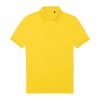 B&C 60 fokon mosható férfi galléros rövid ujjú póló O38, Yellow-XL