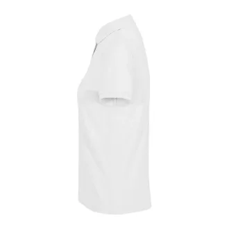   B&C rövid ujjú 60 fokon mosható Női galléros póló O39, White-M