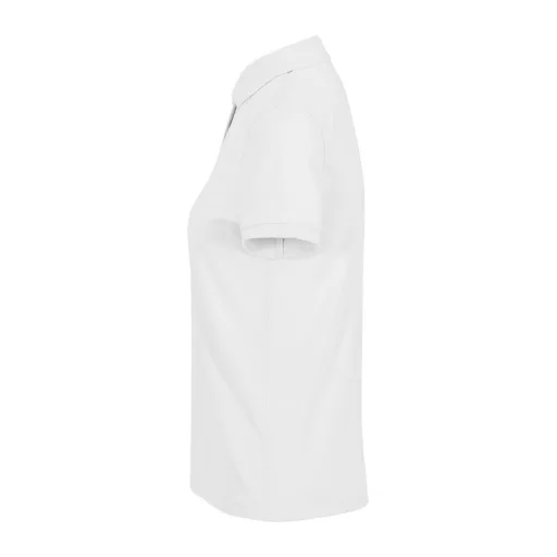 B&C rövid ujjú 60 fokon mosható Női galléros póló O39, White-2XL