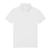 B&C rövid ujjú 60 fokon mosható Női galléros póló O39, White-XS