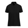 B&C rövid ujjú 60 fokon mosható Női galléros póló O39, Black-XS