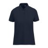 B&C rövid ujjú 60 fokon mosható Női galléros póló O39, Navy-S