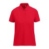 B&C rövid ujjú 60 fokon mosható Női galléros póló O39, Red-XS