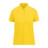 B&C rövid ujjú 60 fokon mosható Női galléros póló O39, Yellow-S