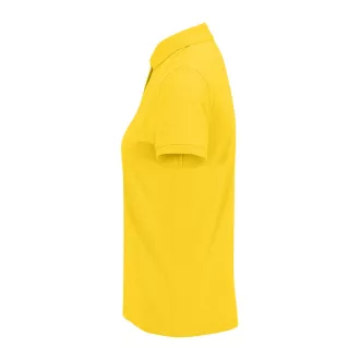   B&C rövid ujjú 60 fokon mosható Női galléros póló O39, Yellow-M