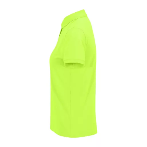 B&C rövid ujjú 60 fokon mosható Női galléros póló O39, Lime-2XL