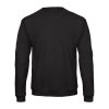 B&C kereknyakú férfi pulóver O46, Black-S