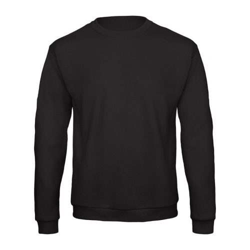 B&C kereknyakú férfi pulóver O46, Black-2XL
