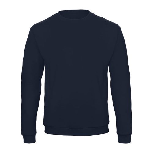 B&C kereknyakú férfi pulóver O46, Navy-S
