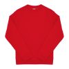 B&C kereknyakú férfi pulóver O46, Red-S