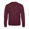 B&C kereknyakú férfi pulóver O46, Burgundy-S