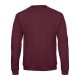 B&C kereknyakú férfi pulóver O46, Burgundy-S