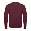 B&C kereknyakú férfi pulóver O46, Burgundy-S