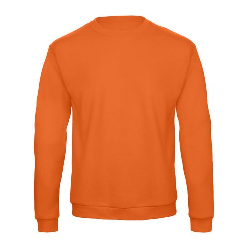 B&C kereknyakú férfi pulóver O46, Pumpkin Orange-S