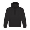 B&C férfi kapucnis pulóver, színazonos húzózsinórral O47, Black-XS