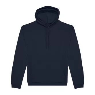   B&C férfi kapucnis pulóver, színazonos húzózsinórral O47, Navy-3XL