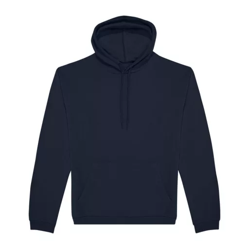 B&C férfi kapucnis pulóver, színazonos húzózsinórral O47, Navy-4XL
