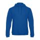 B&C férfi kapucnis pulóver, színazonos húzózsinórral O47, Royal Blue-L