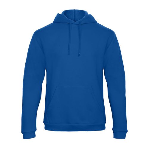 B&C férfi kapucnis pulóver, színazonos húzózsinórral O47, Royal Blue-4XL