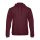 B&C férfi kapucnis pulóver, színazonos húzózsinórral O47, Burgundy-2XL