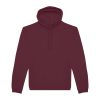 B&C férfi kapucnis pulóver, színazonos húzózsinórral O47, Burgundy-2XL