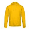 B&C férfi kapucnis pulóver, színazonos húzózsinórral O47, Gold-2XL