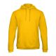 B&C férfi kapucnis pulóver, színazonos húzózsinórral O47, Gold-2XL