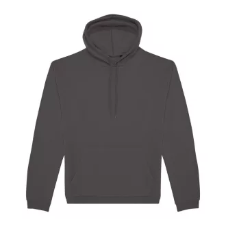   B&C férfi kapucnis pulóver, színazonos húzózsinórral O47, Anthracite-M