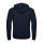B&C cipzáras kapucnis férfi pulóver O48, Navy-2XL