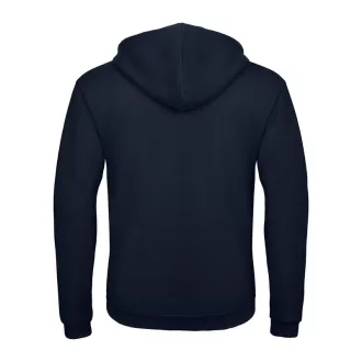 B&C cipzáras kapucnis férfi pulóver O48, Navy-XS